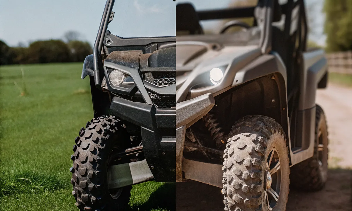 טרקטורון (ATV) מול רכב תפעולי (UTV) - מה ההבדלים?